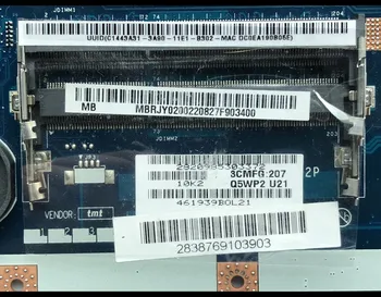 Aukštos kokybės PEW71 LA-6582P ACER Aspire 5733 Nešiojamas Plokštė MBRJY02002 HM55 PGA989 DDR3 be HDMI Visiškai Išbandyta