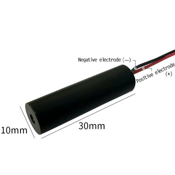Aukštos kokybės reguliuojamo 980nm 100mw centrinis taškas lazerio modulis dydis 10*30mm naktinio matymo akiniai priedai ir SPINDULIŲ lazerinis ieškiklis