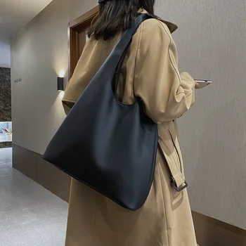 Aukštos kokybės rudens ir žiemos ponios didelis maišas 2020 naujų madingų pečių maišą sankabos pažasties maišelį prekės dizaineris moterų krepšys