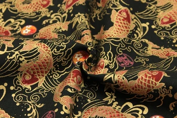 Aukštos Kokybės Storio Grynos Medvilnės audinio įdegio karpis spausdinimo tissu Rankų raudoną voką drabužius maišelis audinio suknelė