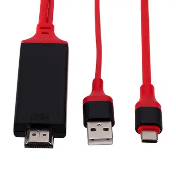 Aukštos Kokybės USB 3.1 C Tipo HDMI Kabelis Adapteris Keitiklis Ultra HD 1080P 4k usb c iki HDMI Kabelis Samsung S8
