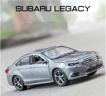 Aukštos modeliavimas lydinio traukti atgal, automobilių žaislas,1:32 Subaru automobilio modelio,surinkimo papuošalai,nemokamas pristatymas