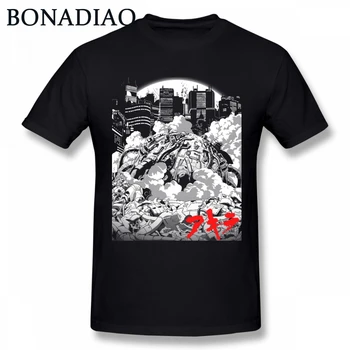 Aukštos Q Unisex Derliaus Anime Akira Shotaro Kaneda Marškinėliai 3D Spausdinimo Grafinis T-Shirt