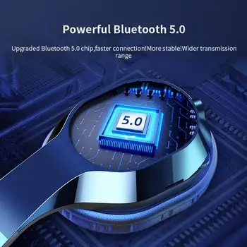 Ausinės Bluetooth Ausines Per Ear Stereo Belaidė laisvų Rankų įranga Minkštos Odos Earmuffs Built-in Micfor PC/Mobilieji Telefonai/TV, Bluetooth