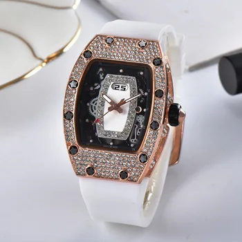 Automatinis Moterų Žiūrėti MR ponios Laikrodžiai Top Brand Prabanga Kvarcinis Laikrodis Silikono Dirželis