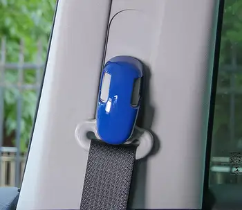 Automobilinė kėdutė Saugiai Diržo Apdailos Dangtelio Apdaila Už Jeep Compass 2017 2018 2019 Automobilio Salono Reikmenys, Automobilių Stilius ABS Silver Blue