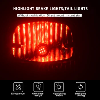 Automobilio Posūkio Šviesos Auto Liekamosios Stabdymo Žibintas Atbulinės Lemputė signalinė Lempa LED DRL šviesos važiavimui dieną RAUDONA Mėlyna Balta Stabdžių Žibintas