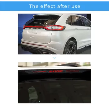 Automobilio Stilius 3D Anglies Pluošto Emblemų Lipdukai Ford EDGE 2018 m. 2016 m. 2017 m. Auto Automobilių Lipdukai Aukštos Stabdžių Žibintas Priedai