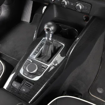 Automobilio Stilius Konsolė Pavarų Skydelio Apdaila Padengti Apdaila Audi A3 8V 2013-19 LHD Interjero Aksesuarų Modifikuotas