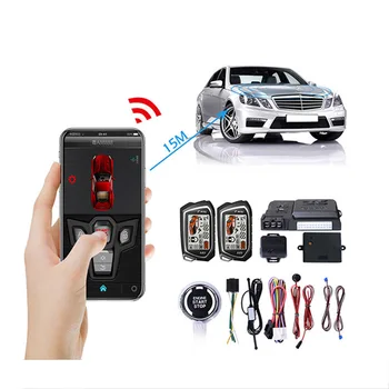 Automobilių Apsaugos Nuo Vagysčių Signalizacija Dvipusio Nuotolinio Valdymo Mobiliojo Telefono 