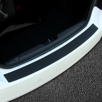 Automobilių Galinis bagažo skyriaus Slenksčio Plokštė Bamperis Guard Gumos Padas apsaugos Opel astra VW Golf Jetta Polo Tiguan Peugeot 206 207 208 508