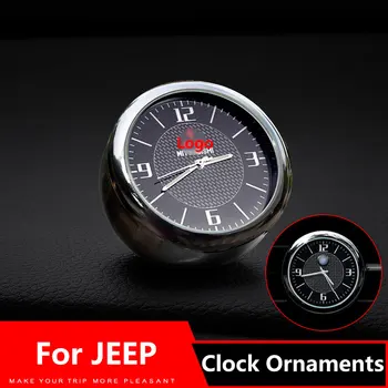 Automobilių Laikrodis, Papuošalai orlaidės Angos Įrašą lipdukas Logotipą, JEEP renegade jk kompasas grand cherokee 