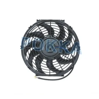 Automobilių oro kondicionieriaus aušinimo elektroninių ventiliatorius,šaldytuvas, ventiliatorius 8,9,10,12,14 cm,80W 12v/24V