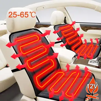 Automobilių Sėdynės Apima 12V Greitai, Šildymo & Reguliuojamas Šildytuvas Šiltesnis Žiemą Buitinių Pagalvėlė Cardriver Šildomos Sėdynės Pagalvėlės