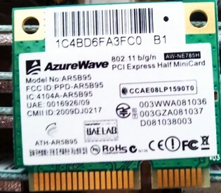 AzureWave AW-NE785H AR5B95 AR9285 150Mbps Pusę Mini PCI-e Wireless WLAN Wi-fi Kortele
