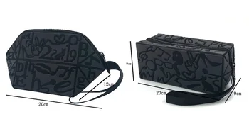Badenroo 2021 Naujas Šviesos Prekės Geometrinis Kosmetikos maišą, Sankabos Lankstymo Hobos Saugojimo maišelį su Lukštais Plovimo maišelis Makiažas Atveju, tualetinių reikmenų Krepšys