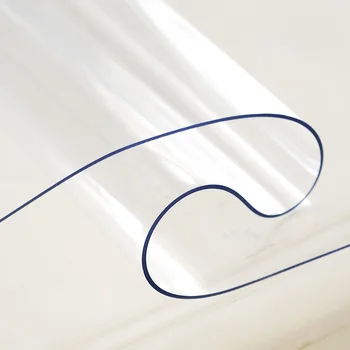 BALLE 1,5 mm Skaidraus PVC Staltiesė Stiprus, atsparus Vandeniui Plastikinių Stalo Padengti Alyva-įrodymas, Virtuvės, Valgomojo Vieta Kilimėlis Minkštas Stiklo Padas