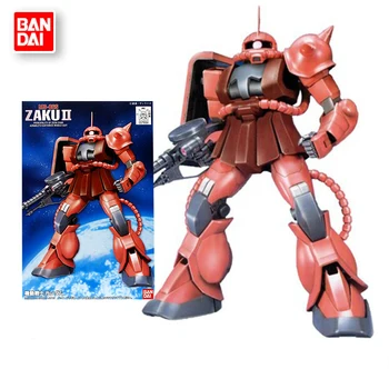 BANDAI GUNDAM FG 01 02 03 UC RX-78-2 ZAKU II MS-06S Gundam modelį, vaikai surinkti Robotas Anime veiksmų skaičius, žaislai