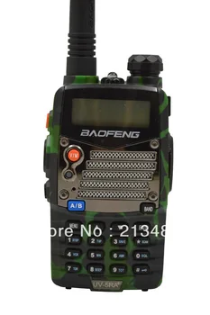 Baofeng UV-5RA+ Plius 136-174MHz(RX/TX) & UHF400-470MHz(TX/RX) Dual Band 4W/1W 128CH FM 65-108MHz su Nemokama Ausinių
