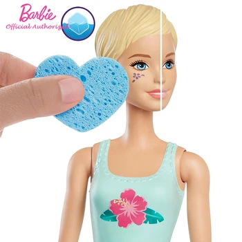 Barbie Prekės Spalva Atskleisti Lėlė su 7 Staigmena Priedai Vaikas Žaislai 28cm Boneca GTP42 Vandens Atskleisti, Ieškoti Gimtadienio Dovana