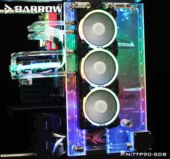 Barrow TTP90-SDB , Kelių Lentų Thermaltak Core P90TG Atveju, Intel CPU Water Block & Vieno/Dviejų GPU/Siurbliai, Statybinių