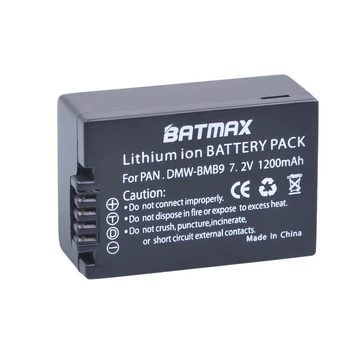 Batmax 1200mAh NT-BMB9 kamera Li-ion baterija Panasonic Lumix DMC-FZ40K,FZ45K, FZ47K,FZ48K,FZ60,FZ70,FZ100,FZ150