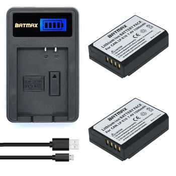 Batmax 2X 7.4 v Bateria LP-E10, Baterijos LP E10 LPE10+LCD USB Kroviklis skirtas Canon 1100D 1200D Rebel T3 T5 KISS X50 X70 Fotoaparatas