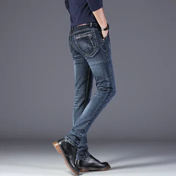 Batmo 2020 naują atvykimo aukštos kokybės atsitiktinis slim elastiniai džinsai vyrams ,vyriški pieštuku kelnes ,liesas džinsus vyrams Z002