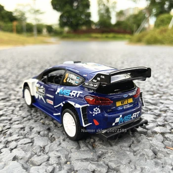 Bburago 1:32 2017 M-Sport Ford Fiesta NO2 WRC ralio automobilio modelis, Modeliavimas Lydinio Automobilio Modelį Rinkti dovanas žaislas