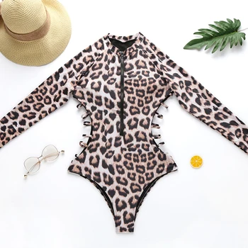 Be-X Seksualus užtrauktukas leopard bodysuit vientisi maudymosi kostiumėlį moteris Tuščiaviduriai iš maudymosi kostiumėliai moterims, Styginių monokini Aukštos sumažinti maudymosi kostiumėlį besimaudančių