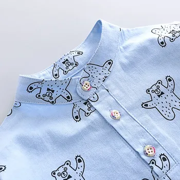 Bebes naujagimių drabužiai medvilnės marškinėliai su demin darbo drabužiai kūdikių berniukų drabužius, vasaros vaikų drabužiai