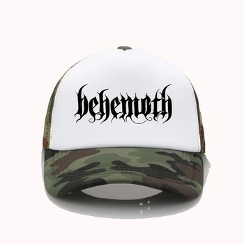 Behemoth logotipo spausdinimo beisbolo kepuraitę Vyrų ir moterų skrybėlės Vasaros Tendencija Bžūp Naujoji saulės skrybėlę snapback skrybėlę