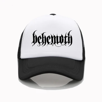 Behemoth logotipo spausdinimo beisbolo kepuraitę Vyrų ir moterų skrybėlės Vasaros Tendencija Bžūp Naujoji saulės skrybėlę snapback skrybėlę