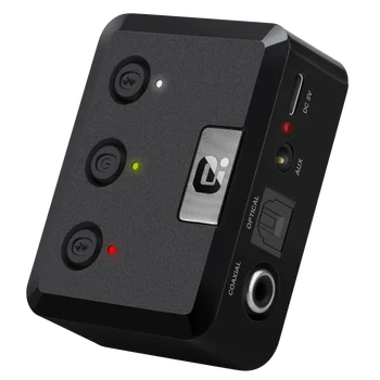 Bluetooth 5.0 Aptx HD LL Low Latency Imtuvas Bevielio Stereo Audio Adapteris Digital Optical Fiber Koaksialinis RCA Išėjimas