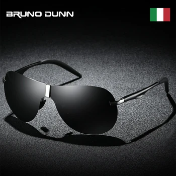 Bruno Dunn AVIACIJOS Akiniai nuo saulės Vyrams Poliarizuota UV400 Aukštos Kokybės prekės Dizainas 2020 m. saulės akiniai vyrų oculos de sol masculino
