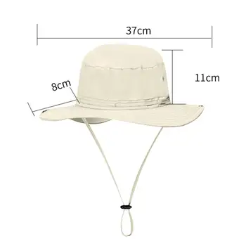 Bucket Hat Vandeniui Greitai Džiūsta Reguliuojamas Lauko Skėtį Nuo Saulės Žvejo Kepurė Su Smakro String