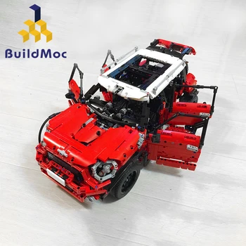 BuildMoc įranga, biuro įranga, Automobilių Berniukas Žaislai SS Elektros Nuotolinio Valdymo Motor Racing Super Sport Transporto priemonės Švietimo Surinkti Blokai