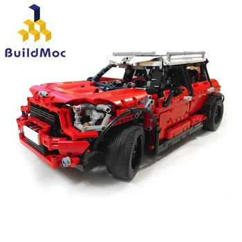 BuildMoc įranga, biuro įranga, Automobilių Berniukas Žaislai SS Elektros Nuotolinio Valdymo Motor Racing Super Sport Transporto priemonės Švietimo Surinkti Blokai