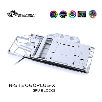 Bykski Grafikos Plokštę, Pilnas draudimas Watercooling Blokas ZOTAC Geforce RTX2060-6GD6 PLIUS OC6 Paramos Sync Šviesos,N-ST2060PLUS-X