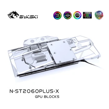 Bykski Grafikos Plokštę, Pilnas draudimas Watercooling Blokas ZOTAC Geforce RTX2060-6GD6 PLIUS OC6 Paramos Sync Šviesos,N-ST2060PLUS-X