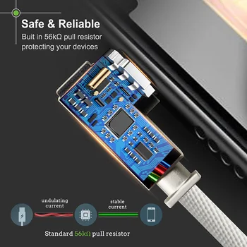 CABLETIME Micro USB Kabelis Aukštos kokybės USB Kabelis, skirtas 