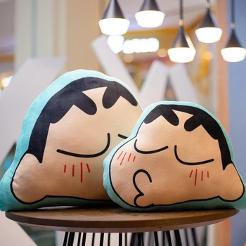 Candice guo! mielas pliušinis žaislas animacinių filmų Crayon Shin chan juokingi posakiai galvos pagalvėlės minkštos sofos pagalvę gimtadienio, Kalėdų dovana 1pc