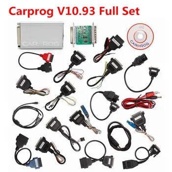 CARPROG V8.21 Elektroninę Versiją Keygen V10.93 Automobilio ECU Remonto Įrankių Automobilių Prog 8.21 Puikiai Pridėti Leidimo 21 Adapteriai Visiškai Rinkiniai