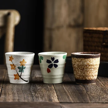 CHANSHOVA Rankomis Dažyti Šviesą style130-170ml Keramikos Teacup Kinijos Porceliano Asmenybės Kavos puodeliai, puodelis H069