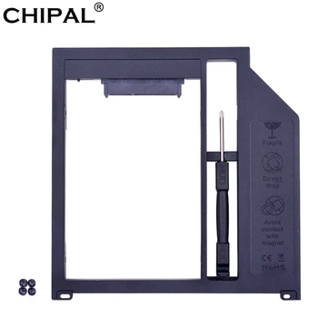 CHIPAL 10vnt SATA 3.0 2nd HDD Caddy 9.5 mm, 2.5
