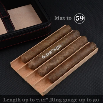 Cohiba Odos Cigarų Atveju Nešiojamų humidoras turėtojas Kedro Medienos dėžė Kelionės Humidoras Drėkintuvas Drėkina(Be lengvesni cutter