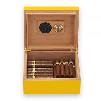 CONIBA Cigarų Humidoras Kedro Medienos Humidoras Lange W/ Rūkymo Reikmenys Peleninę Drėgmėmačiu Drėkintuvas Cutter Cigarų Dėžutė