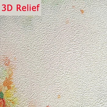 Custom Foto Tapetai, 3D Akvarelė Kavinė Restoranas Fono Sienos Freskos Retro Kūrybinės Graffiti Sienų Tapybos Papel De Parede