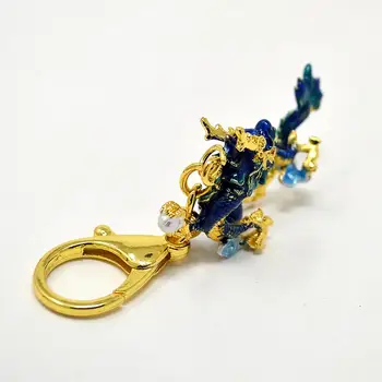 Dangiškasis Blue Dragon Kabinti Keychain W4255