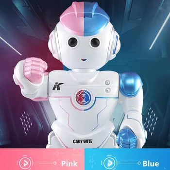 Daugiafunkcinis Protingas Protingas Dialogas Robotas Šokių ir Muzikos Įrašymo Studijų Elektroninių RC Robotas Vaikams Gimtadienio Žaislą Dovanų